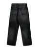 Sunflower Sunflower Relaxed Fit Wide Leg Jeans in Deep Black Worn - 2