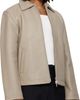 Sunflower Sunflower Taupe Short Leather Jacket - 2