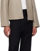 Sunflower Sunflower Taupe Short Leather Jacket - 4