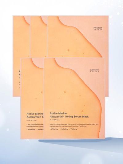 SUNGBOON EDITOR Marine Astaxanthin Vitamin C Dark Spots Toning Mask