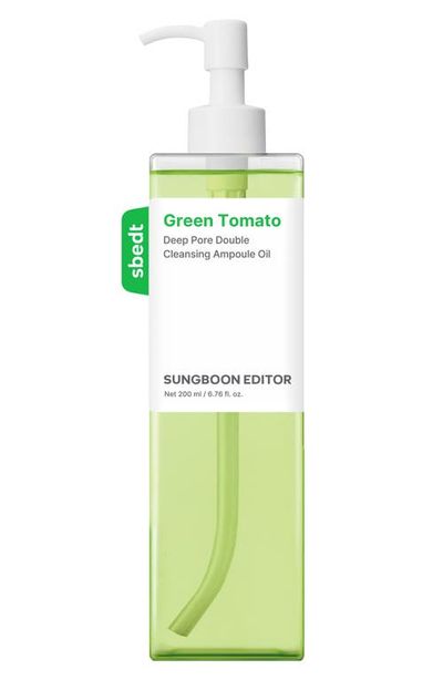 SUNGBOON EDITOR SUNGBOON EDITOR Green Tomato Deep Pore Double Cleansing Ampoule Oil 