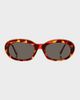 Sunglass Museum Sunglass Museum Vintage Lilia Sunglasses in Brown, Women's at Urban Outfitters - 1