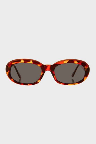 Sunglass Museum Sunglass Museum Vintage Lilia Sunglasses in Brown, Women's at Urban Outfitters