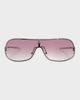 Sunglass Museum Sunglass Museum Vintage Story Tinted Lens Shield Sunglasses in Purple, Women's at Urban Outfitters - 2