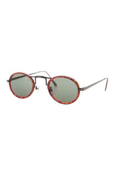 Sunglass Museum Vintage Gatsbe Oval Sunglasses by Sunglass Museum