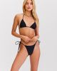 Sunkissed Sunkissed Le Triangle String Bikini Top in Black, Women's at Urban Outfitters - 1