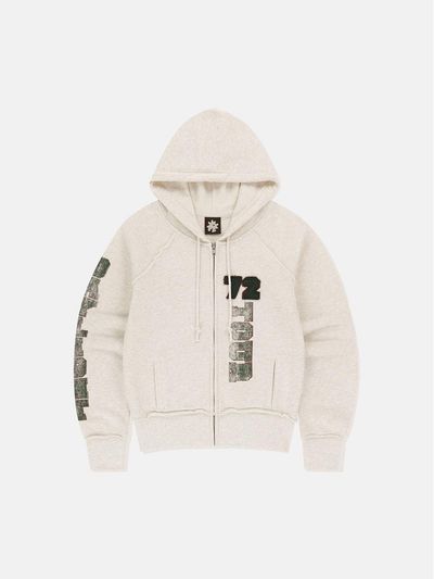 SUNLOVE 72TOUR Zip Up Hoodie [Heather light brown]