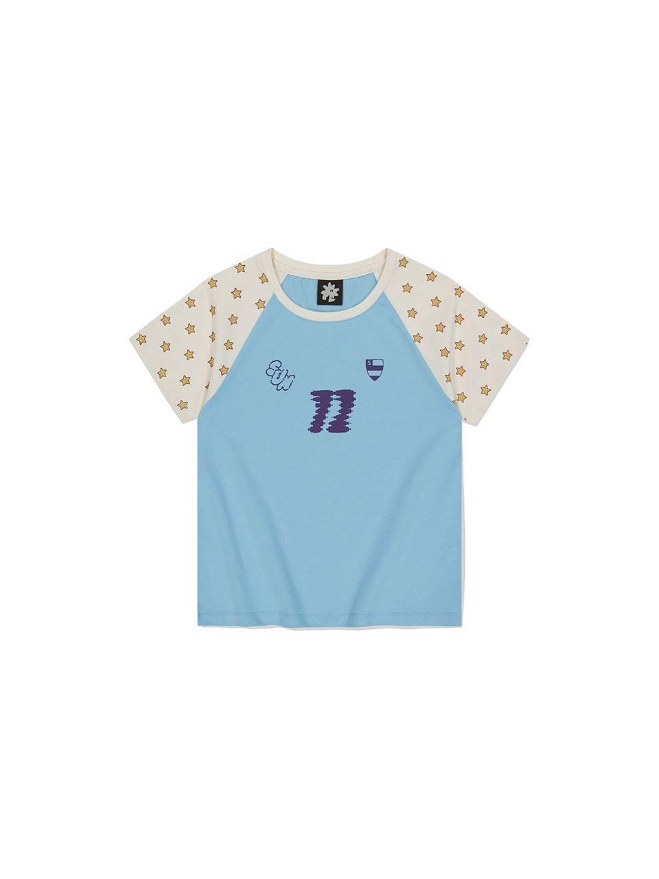 SUNLOVE All-Star Raglan Tee [Light Blue]
