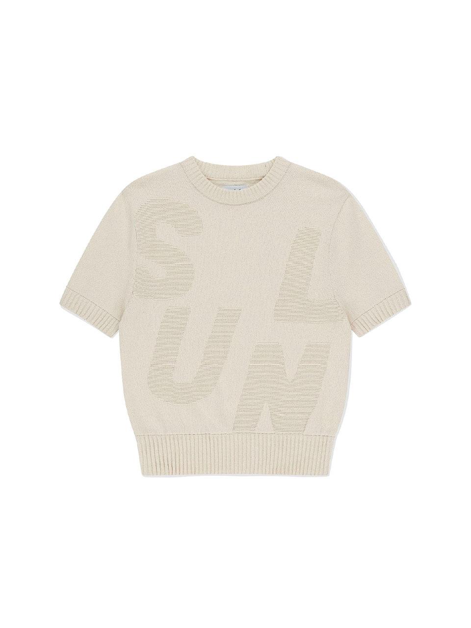 SUNLOVE Capital S/S Sweater [Ivory]