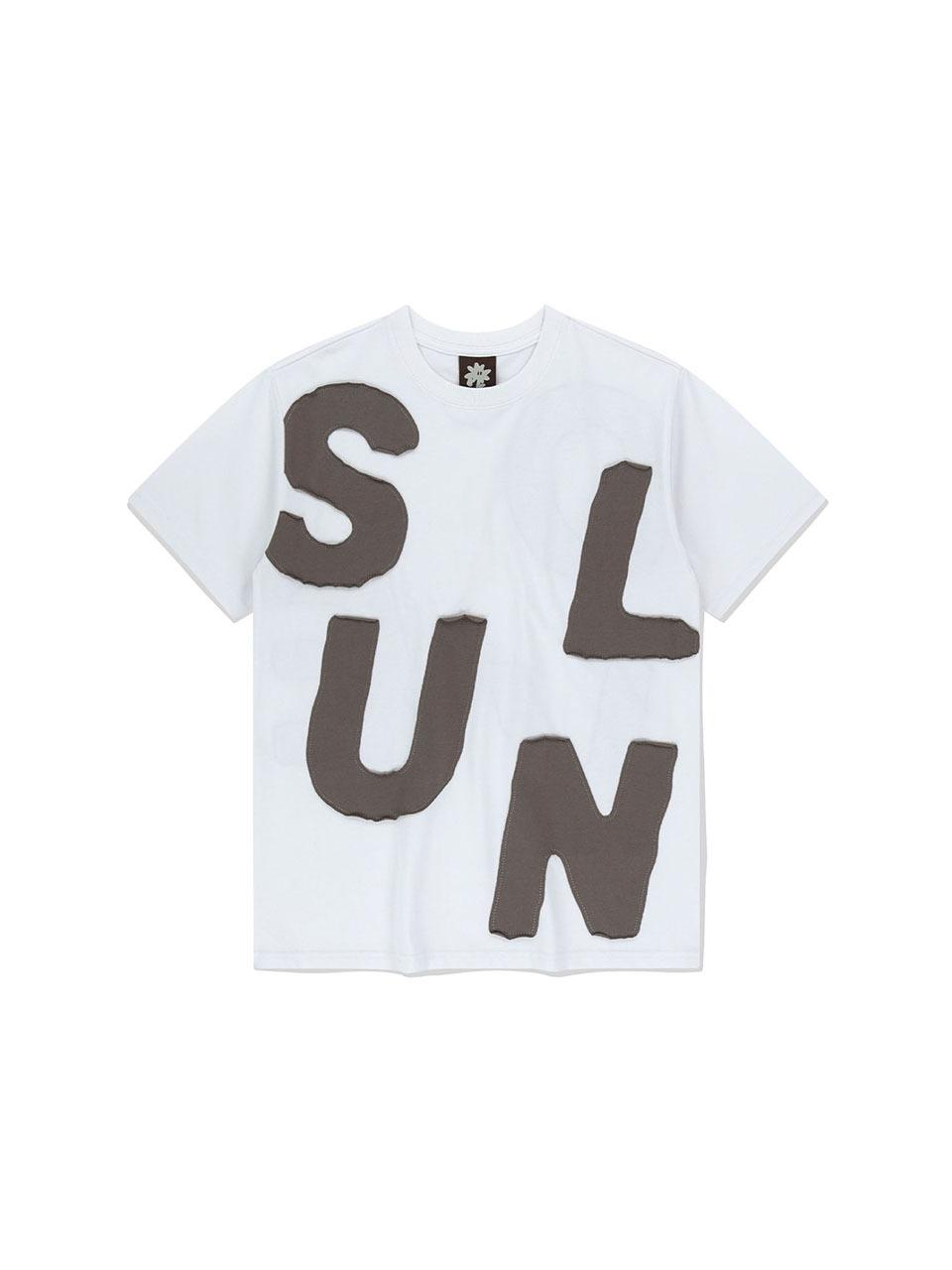 SUNLOVE Capital Tee T-Shirt [White/Taupe]