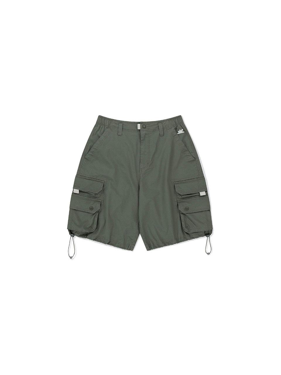 SUNLOVE Field Cargo Shorts [GREEN]
