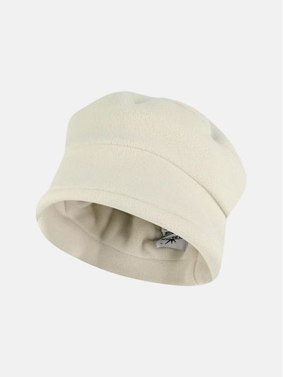SUNLOVE Fleece Double-sided Roll Bucket Hat [Ivory]