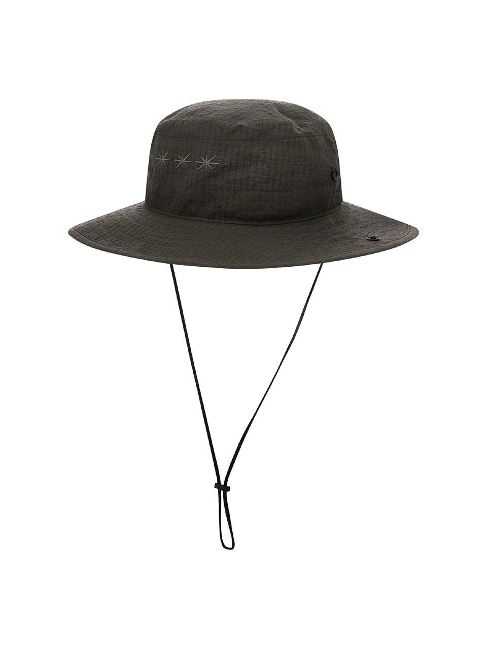 SUNLOVE Grid Pioneer Bucket Hat [BROWN]