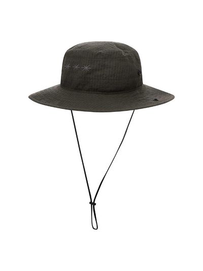 SUNLOVE Grid Pioneer Bucket Hat [BROWN]