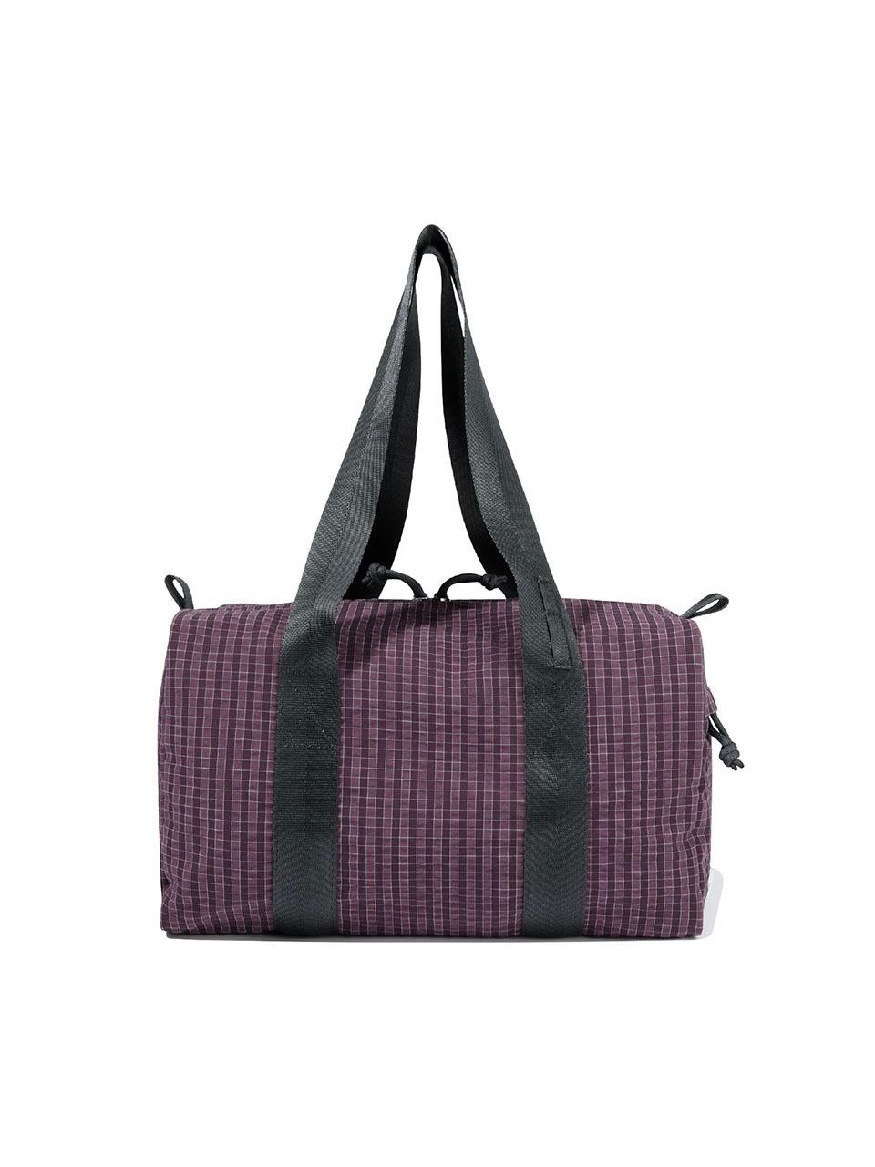 SUNLOVE Micro Duffle Grid Shoulder Bag [Purple]