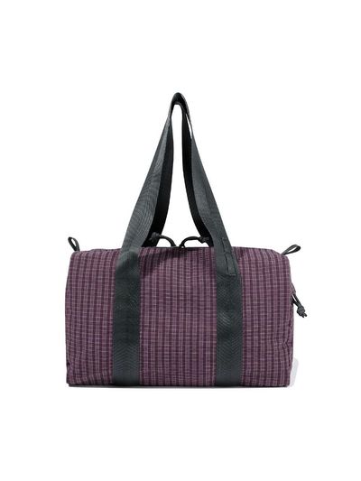 SUNLOVE Micro Duffle Grid Shoulder Bag [Purple]