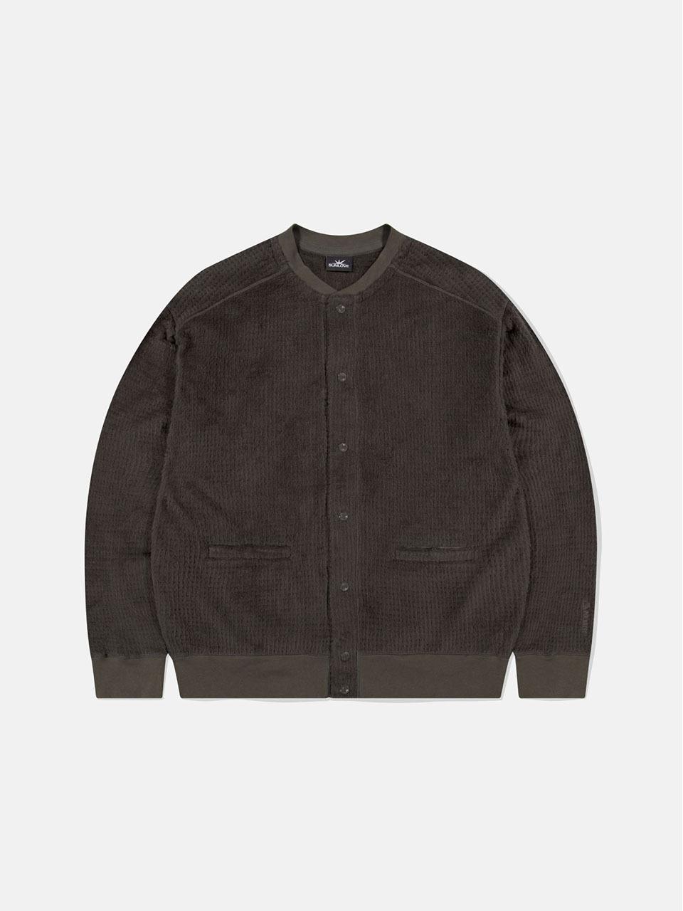 SUNLOVE Polartec Alpha Light Fleece Cardigan [BROWN]
