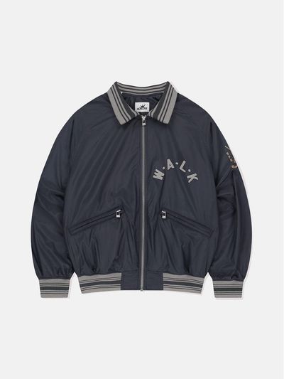 SUNLOVE Premium Athletic Varsity Jacket [Navy]