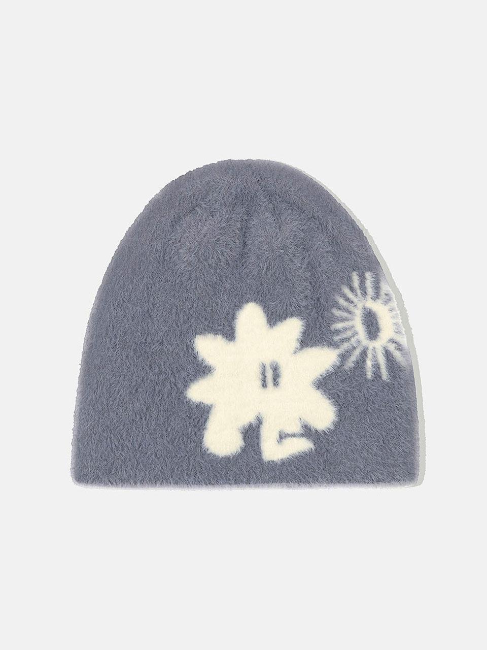 SUNLOVE Shaggy Stretchy Beanie [Lavender]