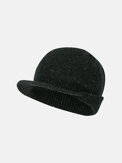 SUNLOVE Speckle Wool Blend Beanie [Charcoal]