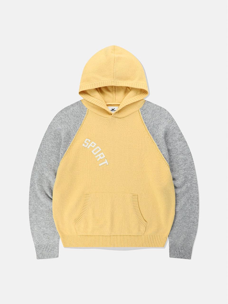 SUNLOVE Sport Raglan Merino Wool Hoodie [Yellow]