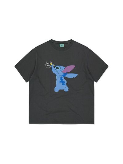 SUNLOVE Stitch Doodle Tee [Charcoal]