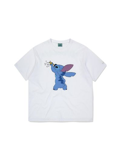 SUNLOVE Stitch Doodle Tee [White]
