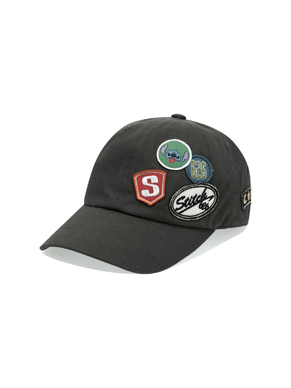SUNLOVE Stitch Wappen Cap [Charcoal]