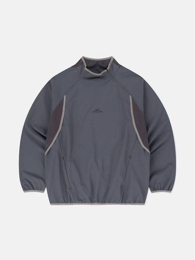 SUNLOVE Toray Softshell Fleece-Bonded Pullover [PURPLE]