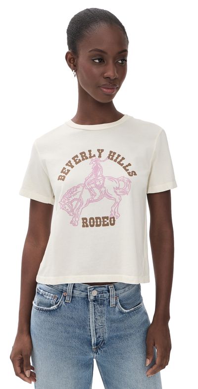 Sunny Somewhere Sunny Somewhere Beverly Hills Rodeo Everyday Tee Off White