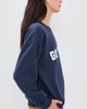 Sunny Somewhere Sunny Somewhere Go Team Oversized Crew Tee Navy - 4