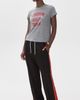 Sunny Somewhere Sunny Somewhere London Track Femme Crew Tee Heather Grey - 6