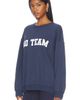 Sunny Somewhere Sunny Somewhere Navy Go Team Oversized Crew Sweater - 2