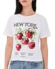Sunny Somewhere Sunny Somewhere New York Apples Everyday Tee White - 1