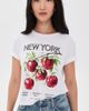 Sunny Somewhere Sunny Somewhere New York Apples Everyday Tee White - 2
