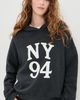 Sunny Somewhere Sunny Somewhere NY 94 Classic Hoodie Vintage Black - 2