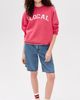 Sunny Somewhere Sunny Somewhere Raglan Sweatshirt Heathered Red - 5