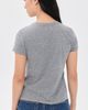 Sunny Somewhere Sunny Somewhere Shop Local Femme Crew Tee Heather Grey - 3