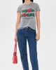Sunny Somewhere Sunny Somewhere Shop Local Femme Crew Tee Heather Grey - 5