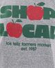 Sunny Somewhere Sunny Somewhere Shop Local Femme Crew Tee Heather Grey - 6