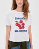 Sunny Somewhere Sunny Somewhere Tomato Girl Summer Everyday Tee White - 2