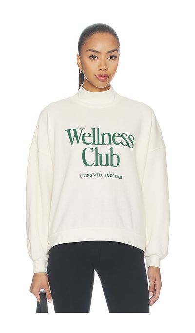 Sunny Somewhere Sunny Somewhere Wellness Club Mockneck Sweater