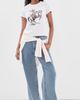 Sunny Somewhere Sunny Somewhere Yeehaw Cowgirl Crew Tee White - 5