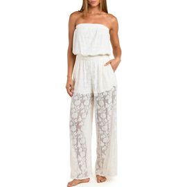 Sunshine 79 Sunshine 79 Celestial Petals Open Stitch Cover-Up Jumpsuit