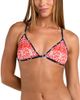 Sunshine 79 Sunshine 79 Flowers and Stripes Reversible Tri Bra Top - 1