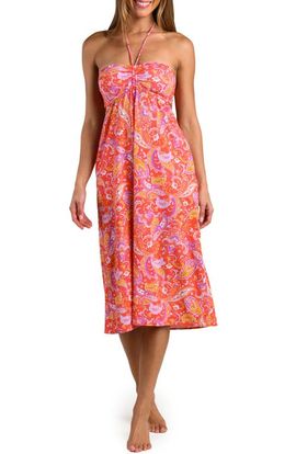 Sunshine 79 Sunshine 79 Paisely Daze Halter Midi Dress