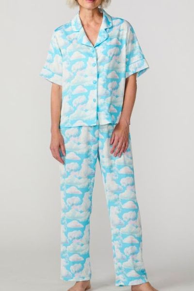 Sunshine Society Sunshine Society Daydreamer Silky PJ Pant Set 