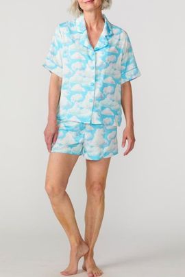 Sunshine Society Sunshine Society Daydreamer Silky PJ Short Set 