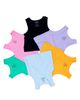 Sunshine Society Sunshine Society Girls' Classic Ribbed Tank Top - 3