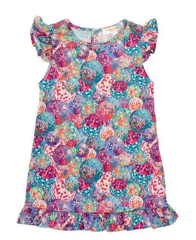 Sunshine Society Sunshine Society Girls' Disco Queen Silky Dress